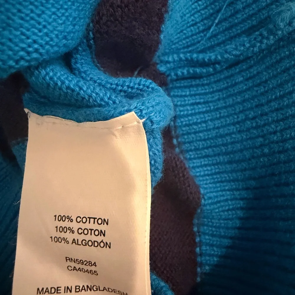 The Children's Place Baby Boys Blue Stripe Sweater Size 9-12 Months